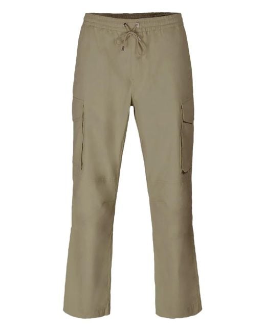 Pantalones con bolsillos cargo y cordones Moorer de hombre de color Gray