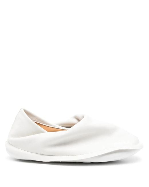 Camper White X Issey Miyake Peu Form Slippers