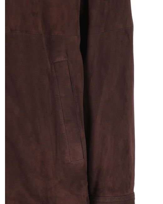 Chaqueta Con Cremallera Herno de hombre de color Brown