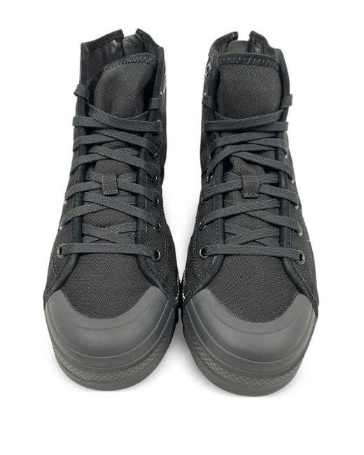 Y-3 X Neighborhood Sneakers mit Reißverschlussdetail in Black für Herren