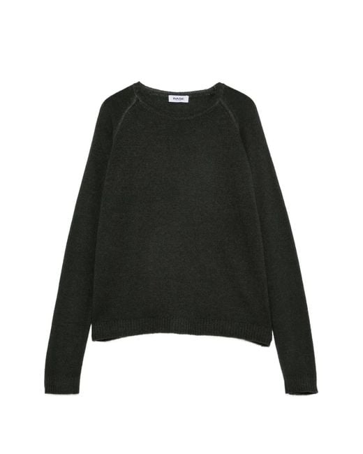 Base London Black Round-Neck Sweater