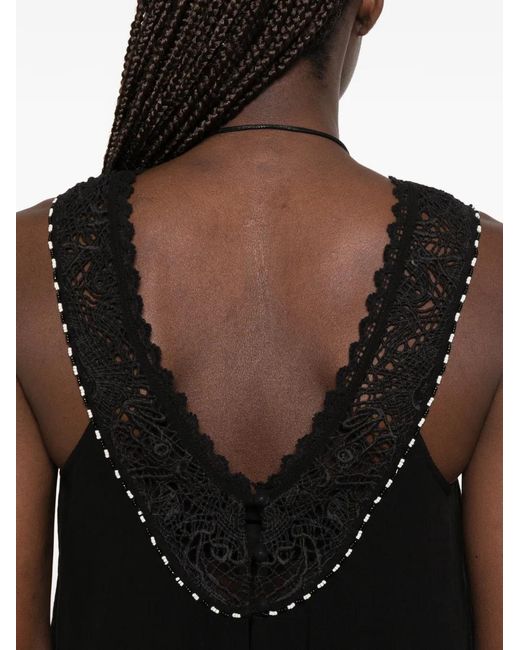 Isabel Marant Black Nilany Playsuit