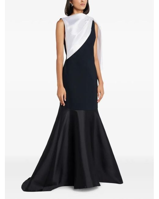 Robe Longue Drapée Greta Constantine en coloris White