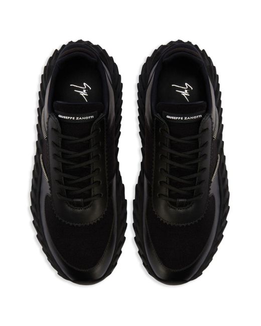 Giuseppe Zanotti Urchin Sneakers Met Vlakken in het Black voor heren