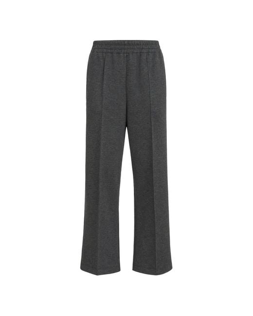 Brunello Cucinelli Gray Techno Cotton And Cashmere Interlock Track Trousers