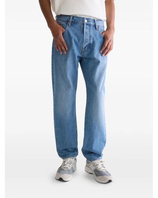 Bellerose Blue Stone Washed Jeans for men