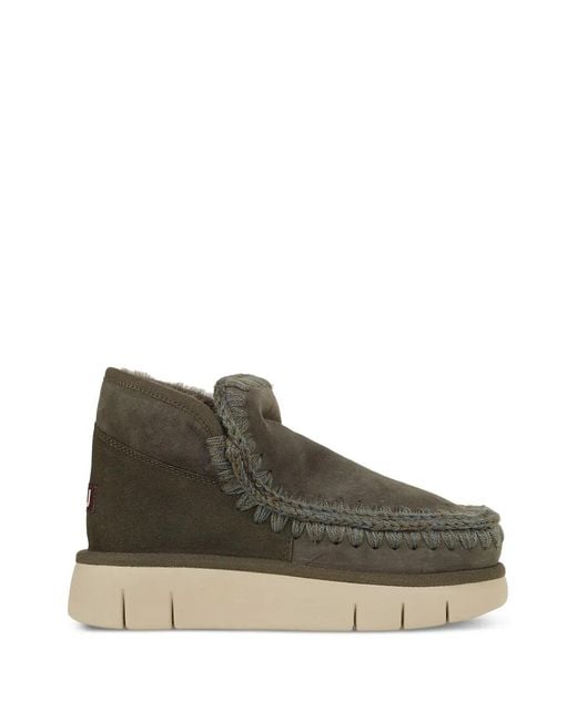 Mou Green Bounce Clog Slippers