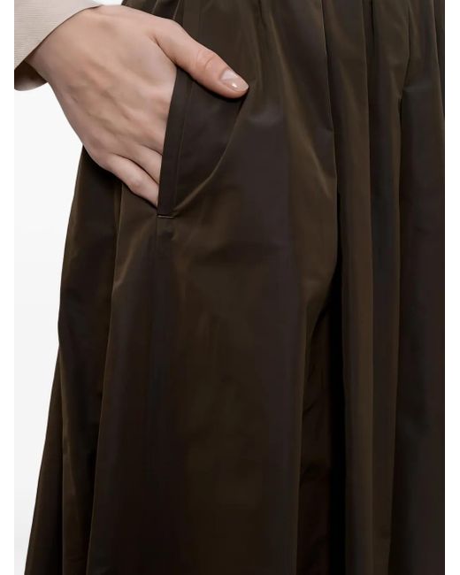 Gonna Midi Plissettata di Peserico in Brown