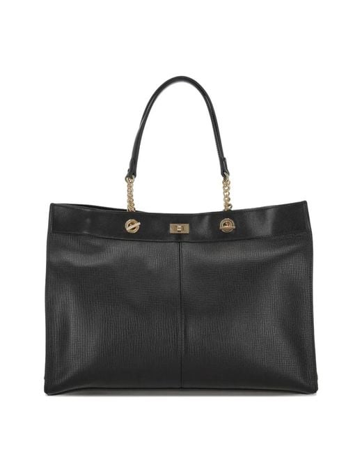Anya Hindmarch レザー ハンドバッグ ブラック | Lyst Anya Hindmarch レザー ハンドバッグ ブラック | Lyst