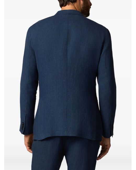 Brooks Brothers Blue Linen Blazer for men