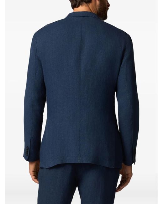 Brooks Brothers Blue Linen Blazer for men