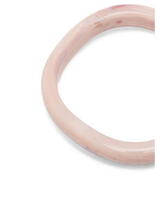 Vanessa Baroni Pink Marbled Bangle