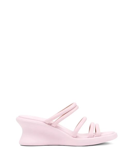 Camper Pink Louise Multi-Strap Sandals