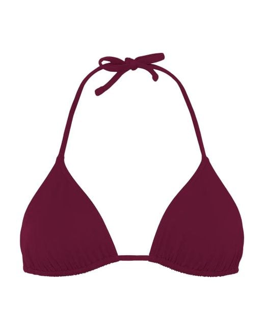 Eres Triangel Bikinitop in het Purple