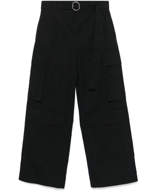 Pantalon Ample À Poches Cargo Jil Sander pour homme en coloris Black