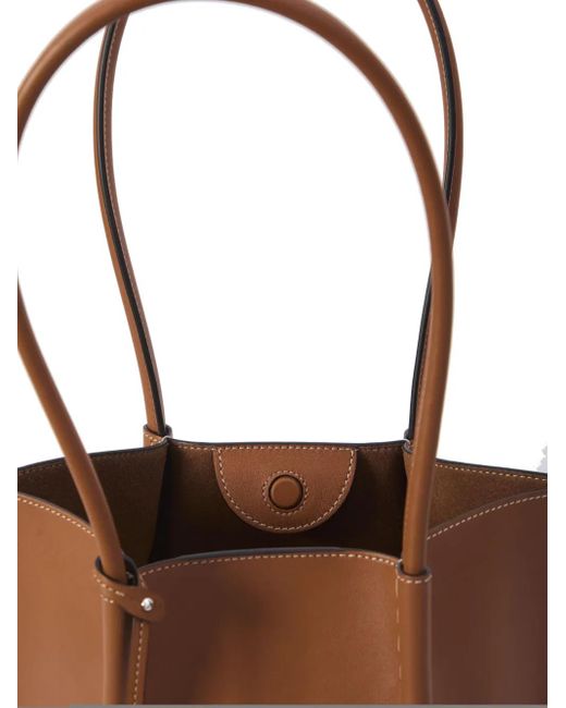 Borsa Tote Con Ciondolo T Timeless di Tod's in White