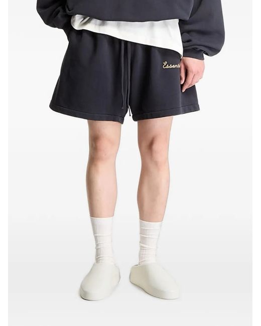 Fear Of God Blue Essentials Drawstring Shorts for men