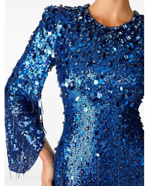 Jenny Packham Phara ドレス Blue