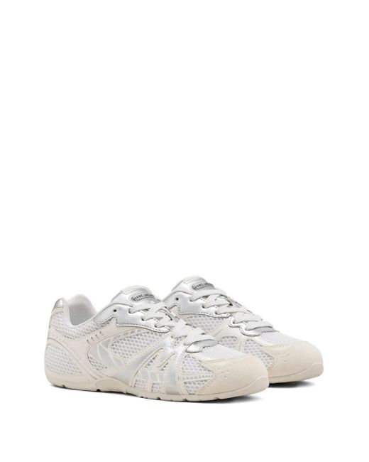 Marc Jacobs White Mesh-Panel Sneakers