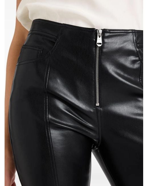 Pantalon Sylvie En Cuir Vegan Cinq À Sept en coloris Black