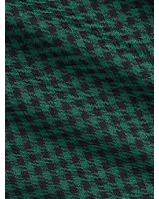 Polo Ralph Lauren Green Gingham-Check Long-Sleeve Shirt for men