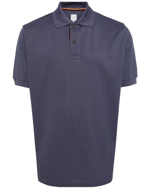 Paul Smith Cotton polo shirt in Blue für Herren
