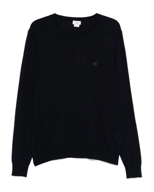 Pull À Logo Brodé Etro pour homme en coloris Black