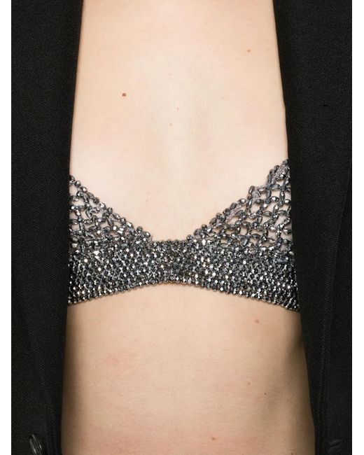 Golden Goose Deluxe Brand Gray Embroidered Top