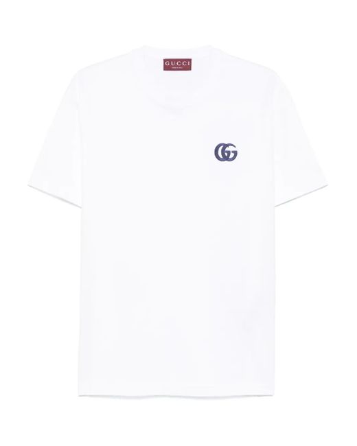 Gucci T-Shirt Aus Baumwolljersey, Größe in White für Herren