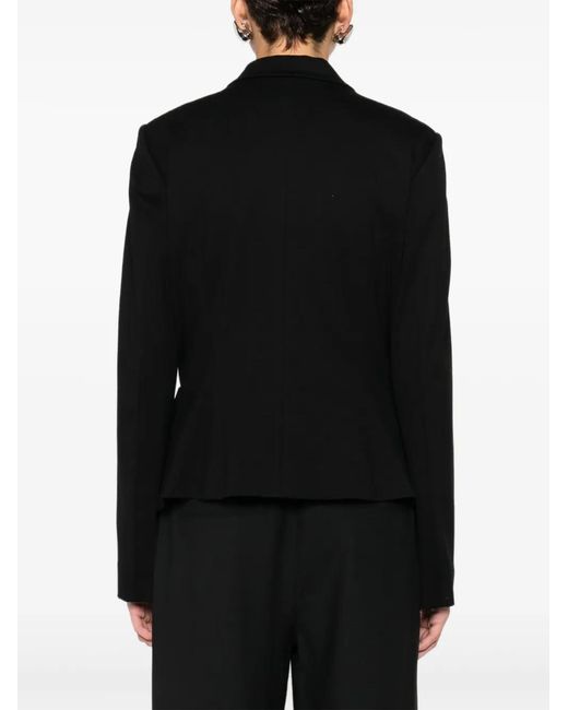 Marc Cain Black Single-Breasted Blazer