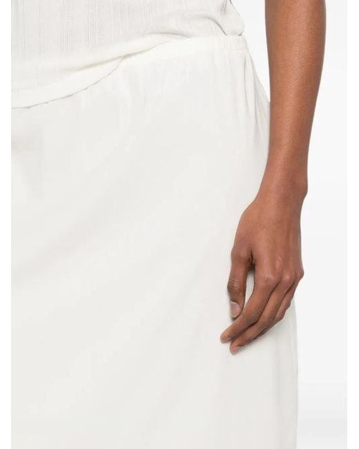 The Row White Ivera Skirt