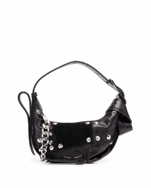 Zadig & Voltaire Leather Xs Le Cecilia Bag in Black Lyst