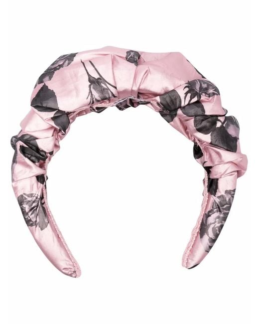 Red(v) Pink Floral-Print Hairband