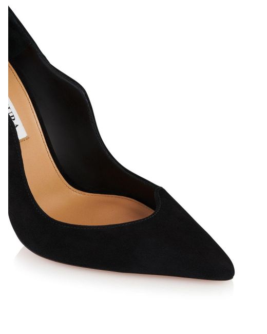 Aquazzura Black 101Mm Artiste Pumps