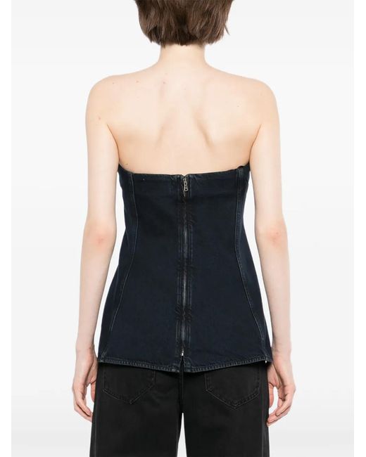 Agolde Korset Top in het Black