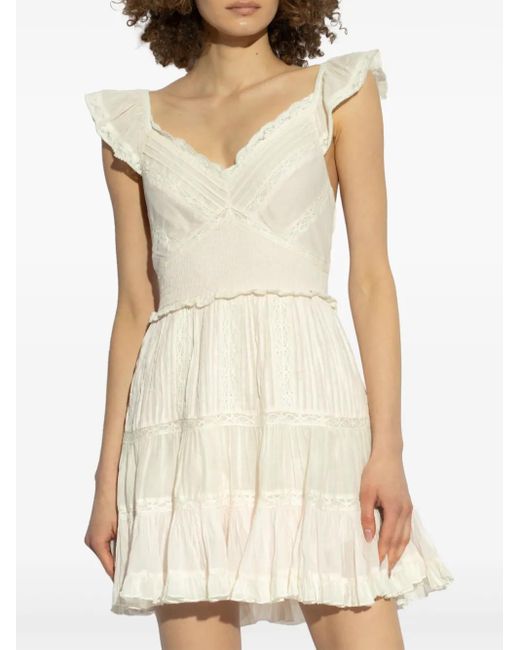 LoveShackFancy Natural Presline Dress