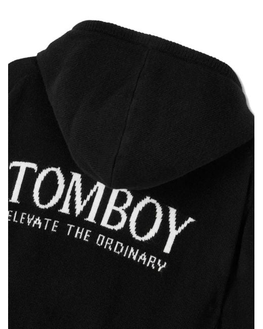 Studio Tomboy X Black Zip-Up Hoodie