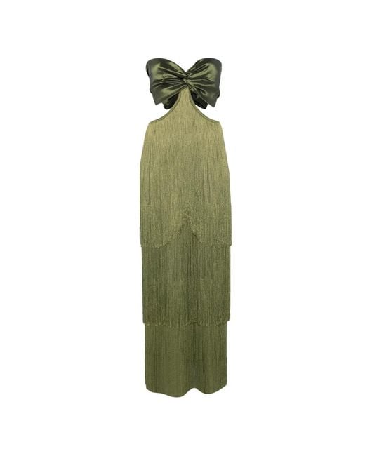 Bless Green Bow-Detail Maxi Dress