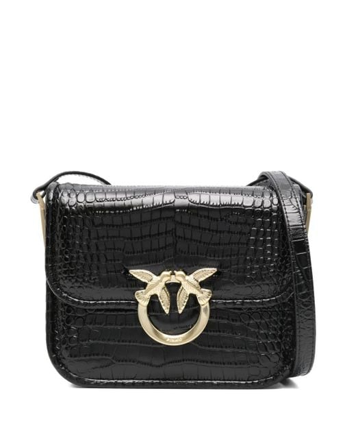 Pinko Black Leather Bags