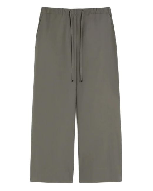 Max Mara Gray Hose mit Kordelzug