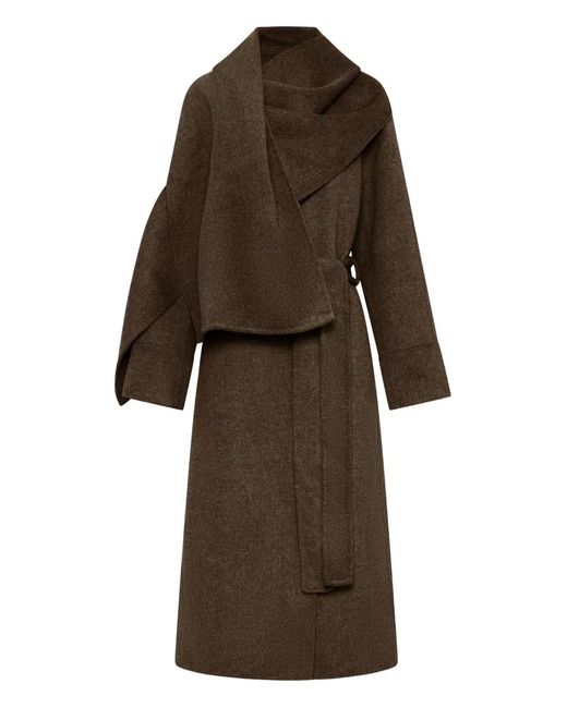 Nicholas Brown Candice Shawl Belted Coat