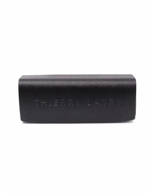 Thierry Lasry Black Marbled-Effect Sunglasses