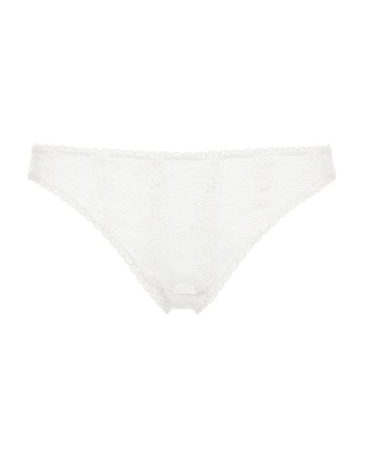 Eres White Cristaux Briefs