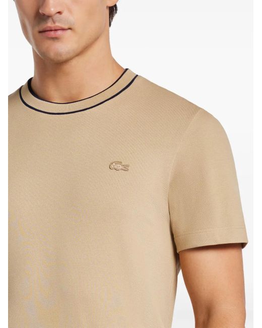 Lacoste Natural Logo-Patch T-Shirt for men