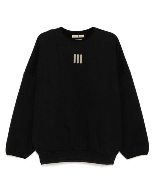 adidas X Fear Of God Athletics Crew-Neck Sweatshirt in Black | Lyst UK