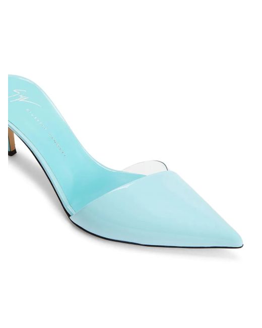Giuseppe Zanotti Blue Xenya Crystal Pumps