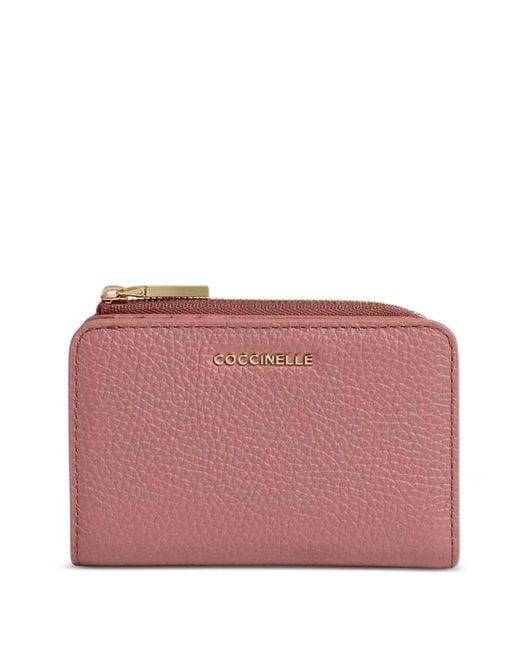 Coccinelle Purple Small Metallic Wallet