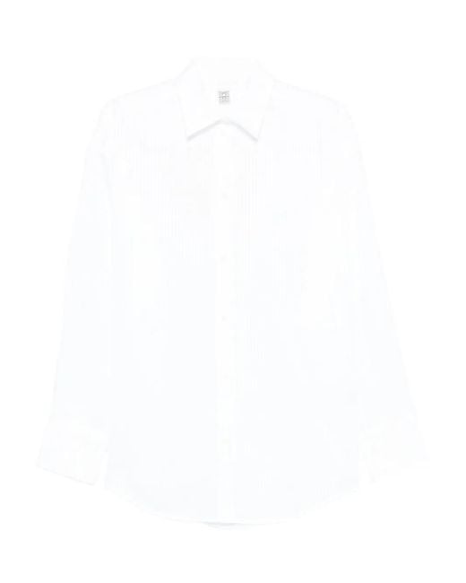 Totême  White Striped Shirt