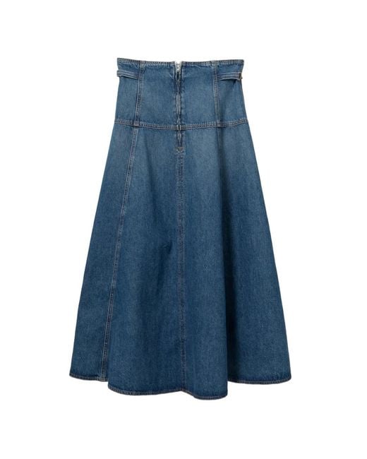 Ulla Johnson The Brigette Midi-Rok in het Blue