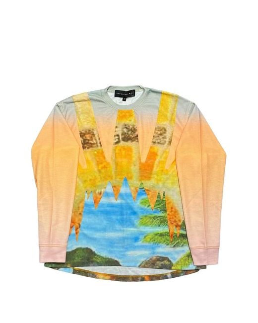 Who Decides War Yellow Layered Long-Sleeve T-Shirt for men